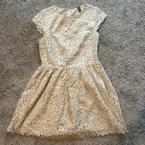 H&M Cream Lace Top